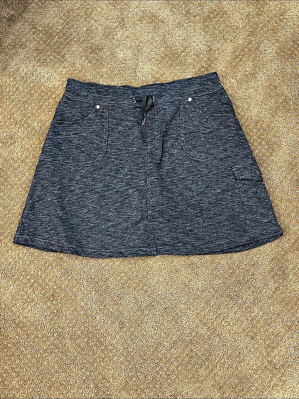 Kuhl Mova Skort Women's Gray Mini Skirt Size Medium